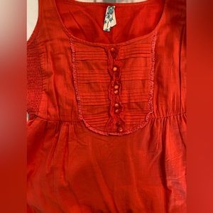 Anthros perfect summer Maeve sundress with pockets.